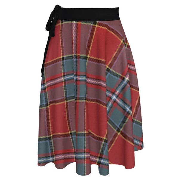 Drummond Weathered Tartan Wrap Skirt