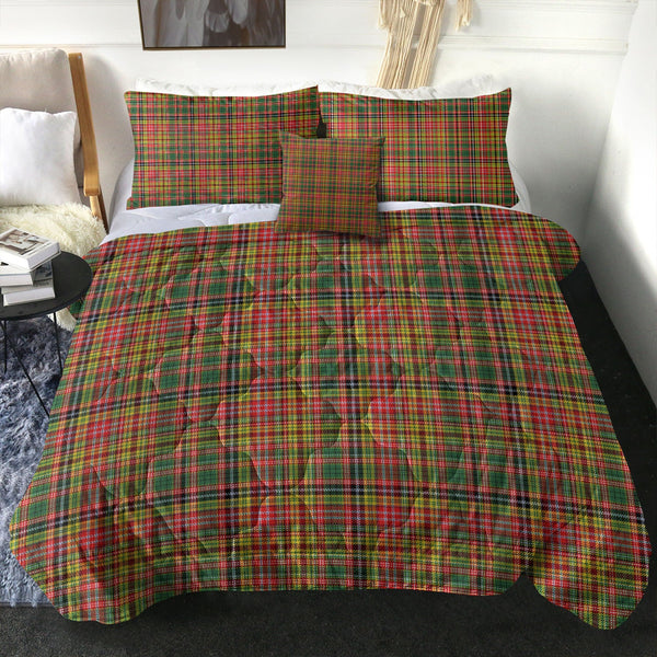 Drummond of Strathallan Clan Badge Tartan Comforter