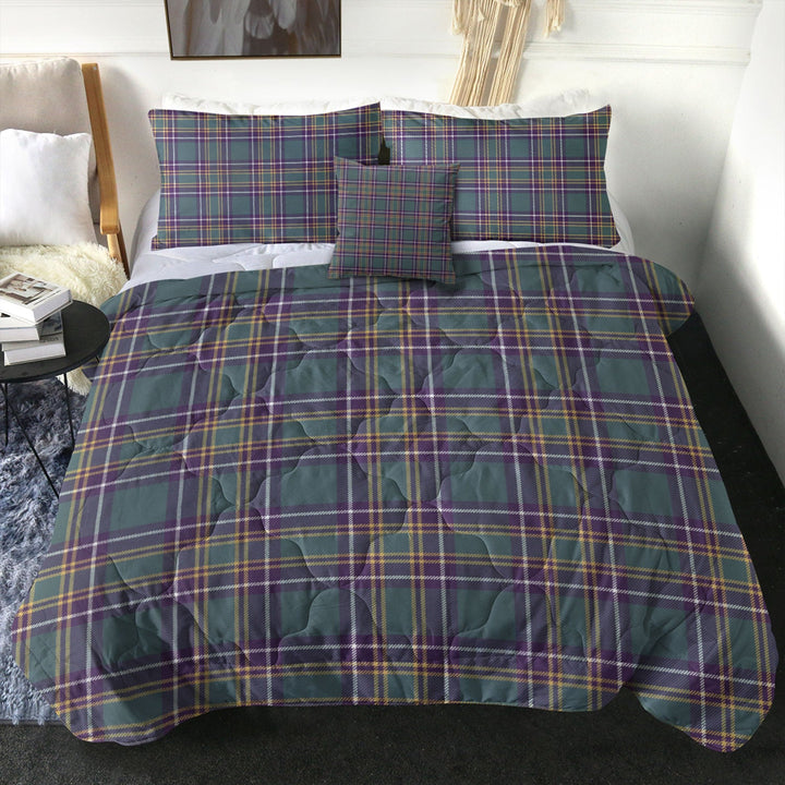 Duke of York Hunting Weathered Tartan Comforter