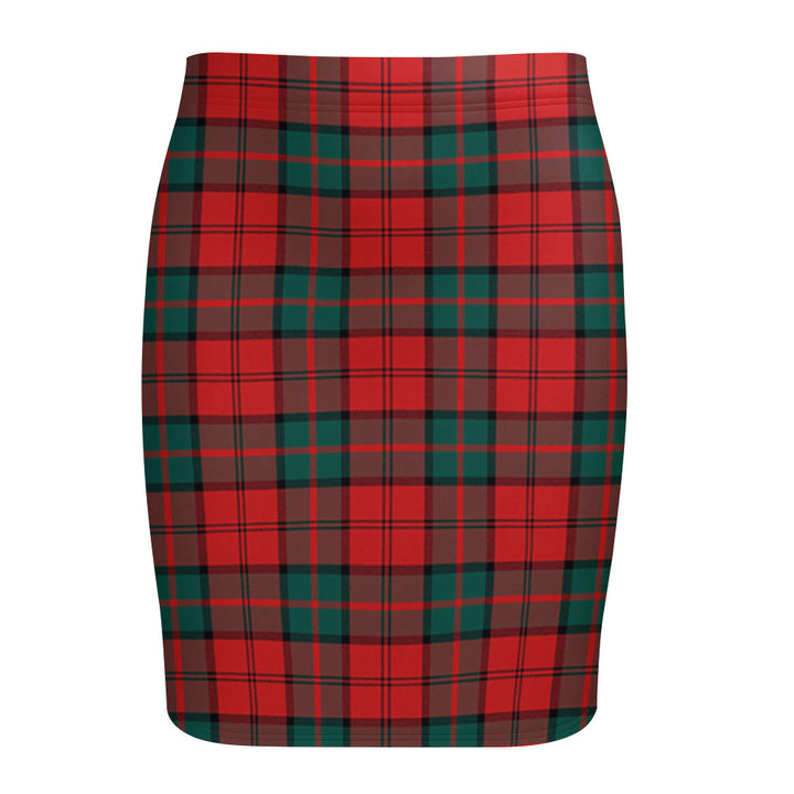Dunbar Modern Tartan Fitted Skirt