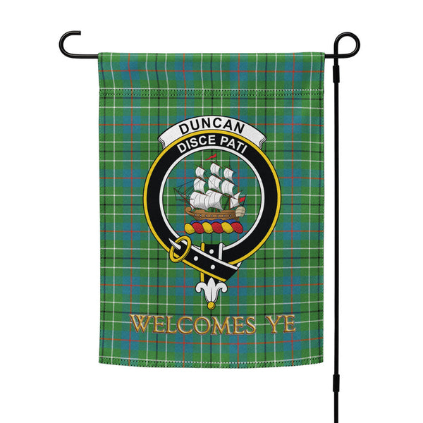 Duncan Ancient Clan Badge Tartan Garden Flag
