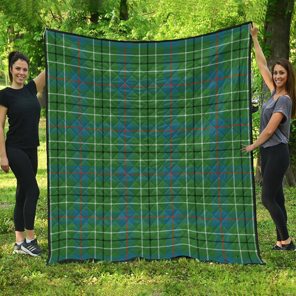 Duncan Ancient Clan Badge Tartan Premium Quilt