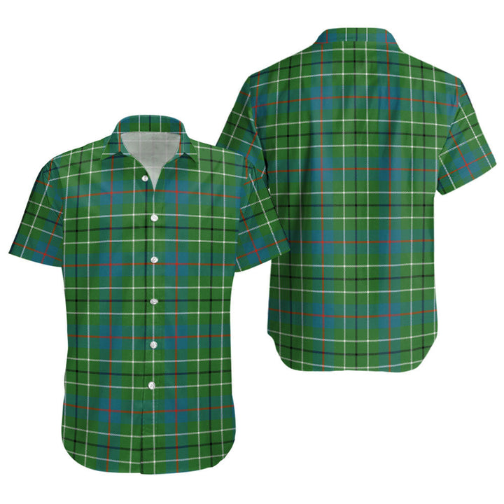 Duncan Ancient Clan Badge Tartan Short Sleeve Shirt