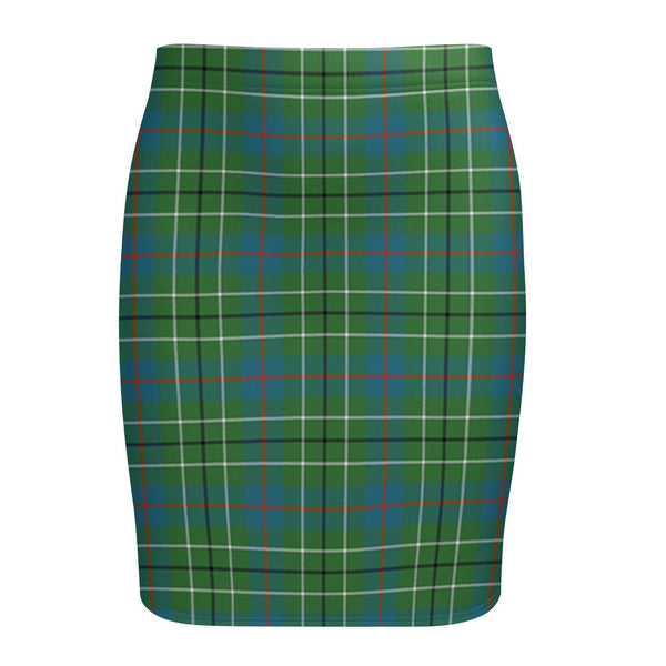 Duncan Ancient Tartan Fitted Skirt
