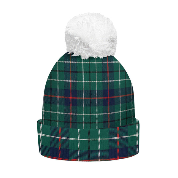 Duncan Modern Clan Badge Tartan Bobble Beanie Hat