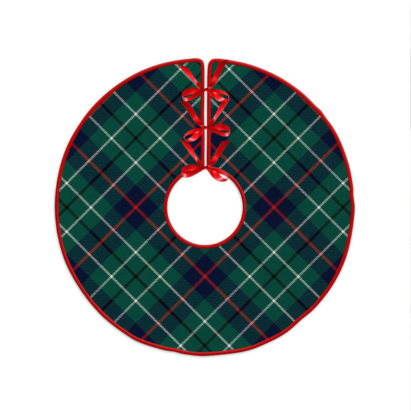 Duncan Modern Clan Badge Tartan Christmas Tree Skirt