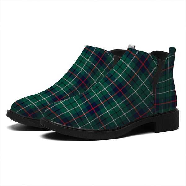 Duncan Modern Tartan Flat Ankle Boots
