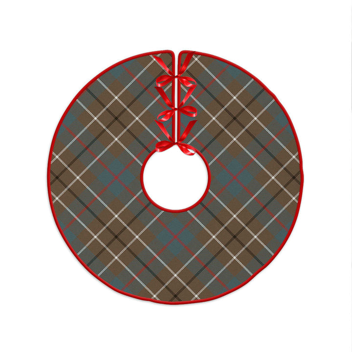 Duncan Weathered Clan Badge Tartan Christmas Tree Skirt