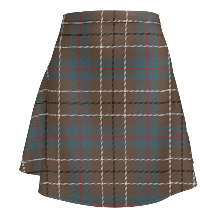Duncan Weathered Clan Badge Tartan Flared Skirt