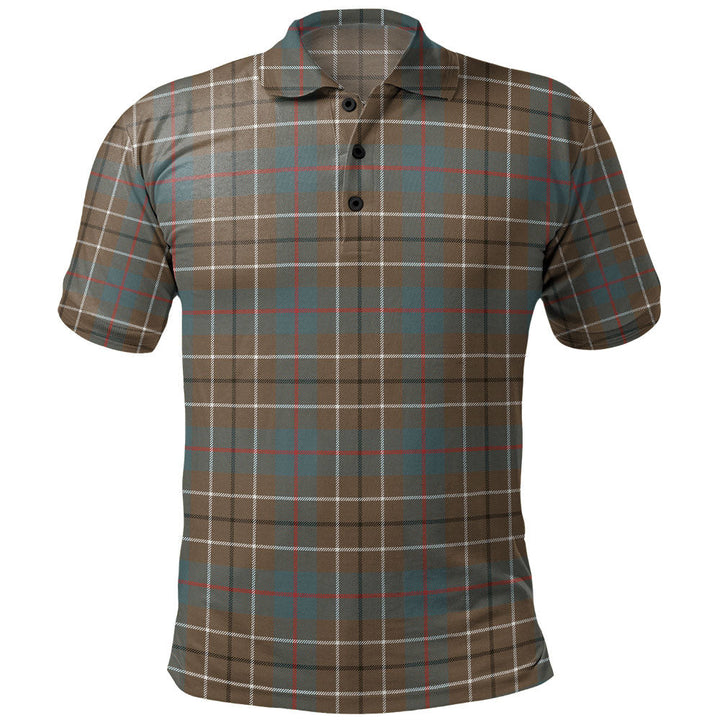 Duncan Weathered Clan Badge Tartan Polo Shirt