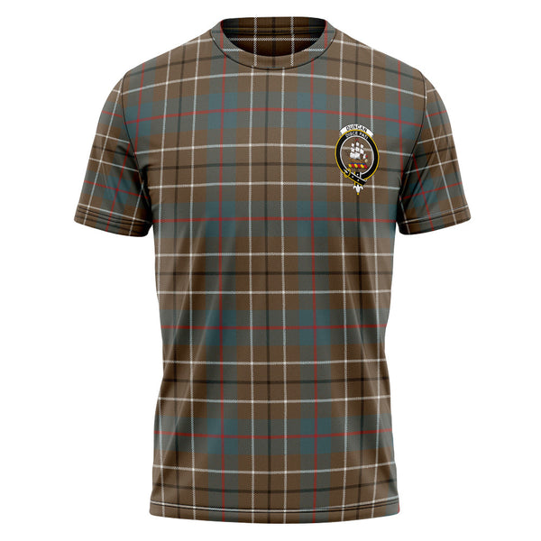 Duncan Weathered Clan Badge Tartan T-Shirt