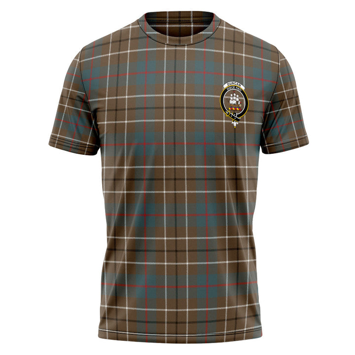 Duncan Weathered Clan Badge Tartan T-Shirt