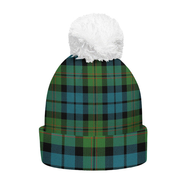 Dundas Ancient Clan Badge Tartan Bobble Beanie Hat