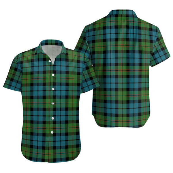 Dundas Ancient Clan Badge Tartan Short Sleeve Shirt