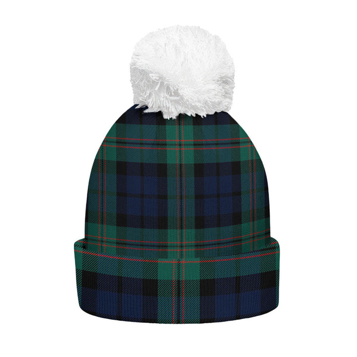Dundas Modern Clan Badge Tartan Bobble Beanie Hat