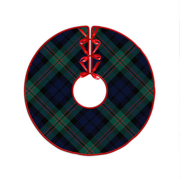 Dundas Modern Clan Badge Tartan Christmas Tree Skirt
