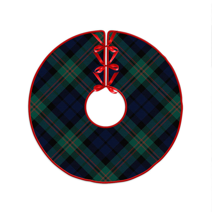 Dundas Modern Clan Badge Tartan Christmas Tree Skirt