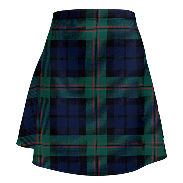 Dundas Modern Clan Badge Tartan Flared Skirt
