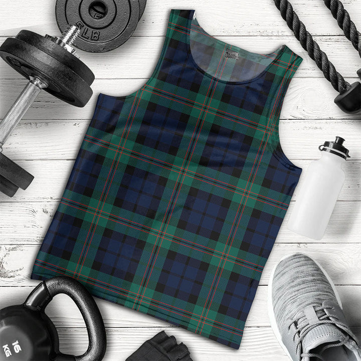 Dundas Modern Clan Badge Tartan Men Tank Top