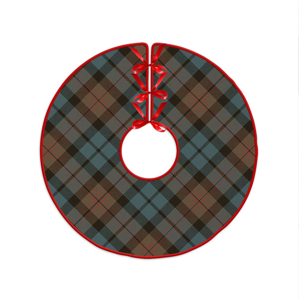Dundas Weathered Clan Badge Tartan Christmas Tree Skirt