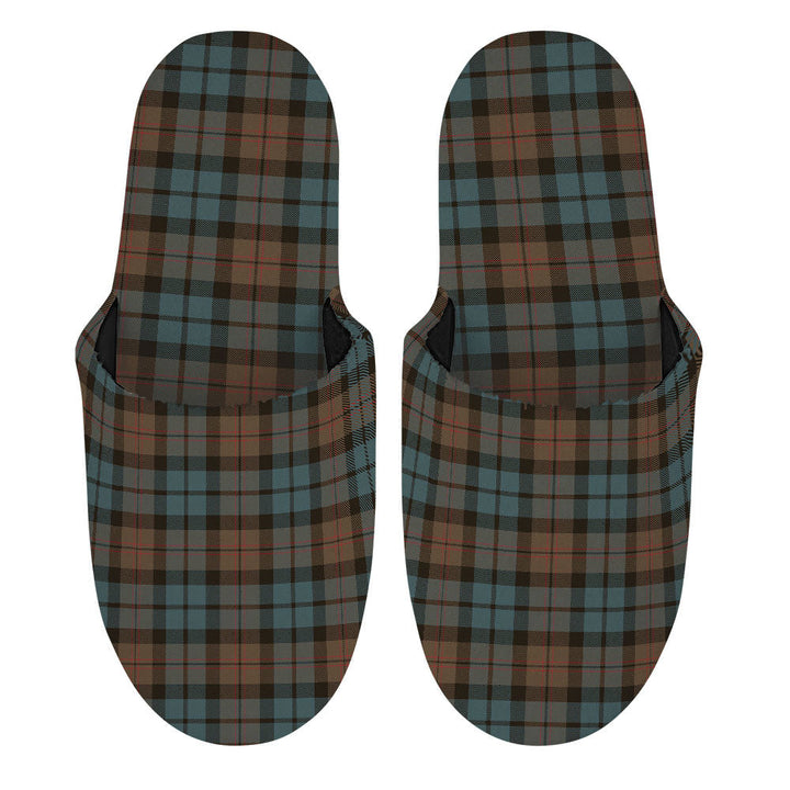 Dundas Weathered Clan Badge Tartan Mop Slippers