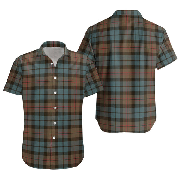 Dundas Weathered Clan Badge Tartan Short Sleeve Shirt