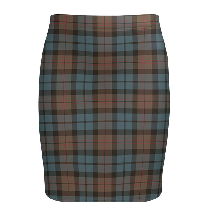 Dundas Weathered Tartan Fitted Skirt