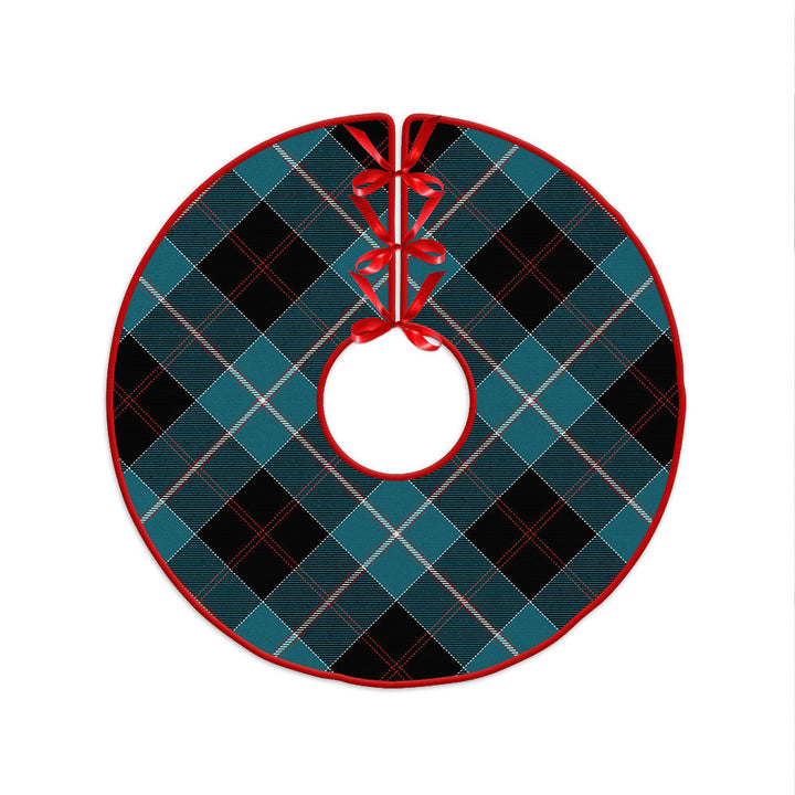 Dunlop Ancient Clan Badge Tartan Christmas Tree Skirt