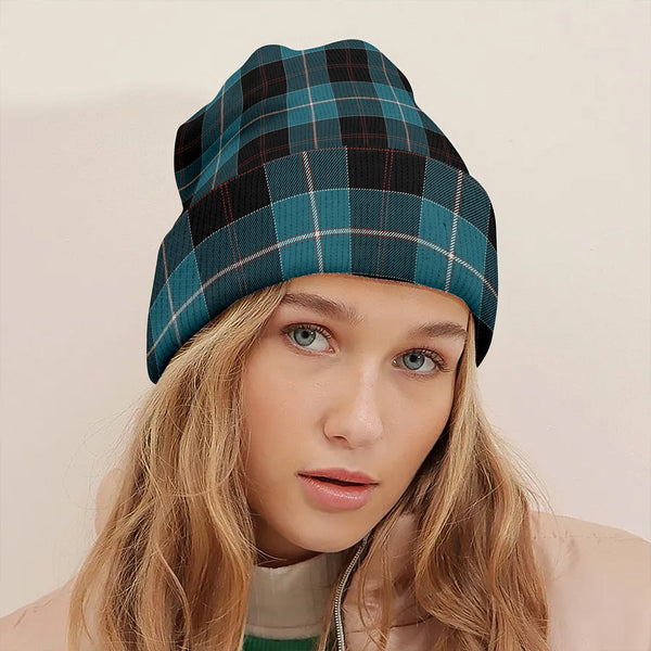 Dunlop Ancient Clan Badge Tartan Knitted Beanie