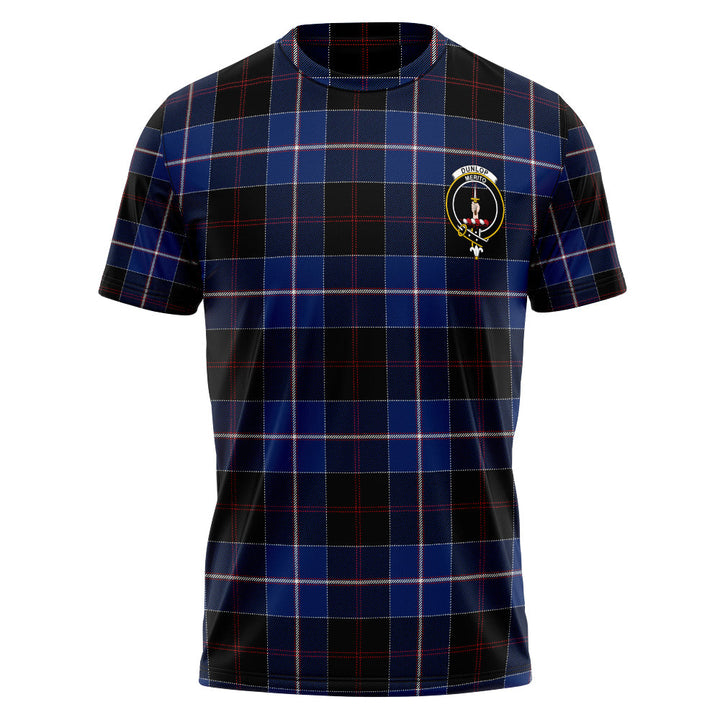 Dunlop Modern Clan Badge Tartan T-Shirt