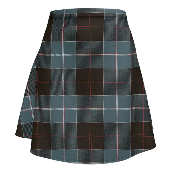 Dunlop Weathered Clan Badge Tartan Flared Skirt