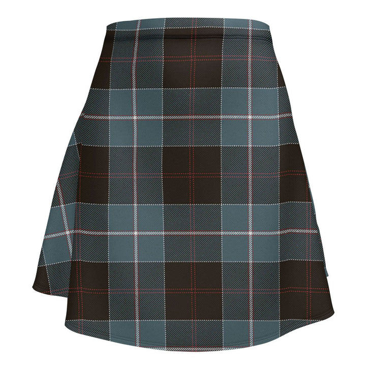 Dunlop Weathered Clan Badge Tartan Flared Skirt
