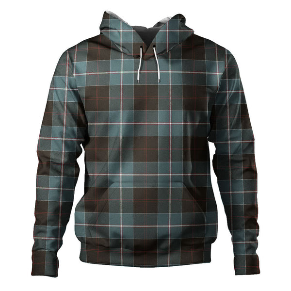 Dunlop Weathered Clan Badge Tartan Hoodie