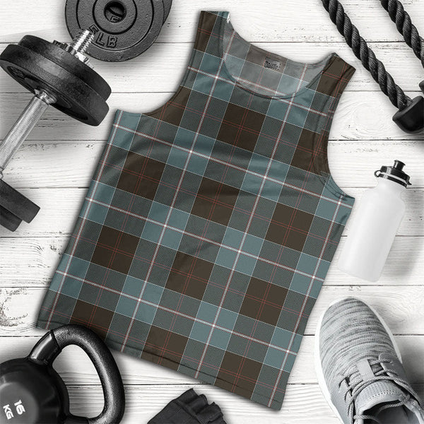 Dunlop Weathered Clan Badge Tartan Men Tank Top