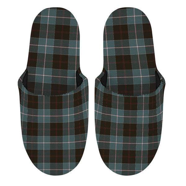 Dunlop Weathered Clan Badge Tartan Mop Slippers