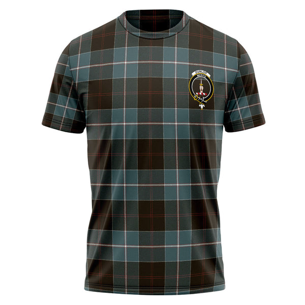 Dunlop Weathered Clan Badge Tartan T-Shirt
