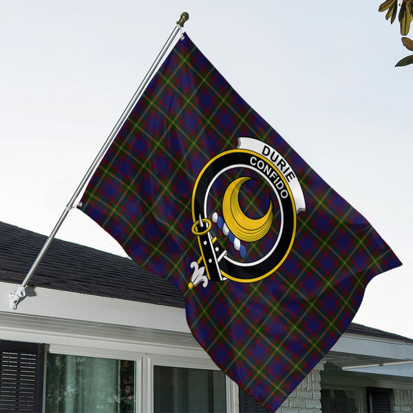 Durie Clan Badge Tartan House Flag