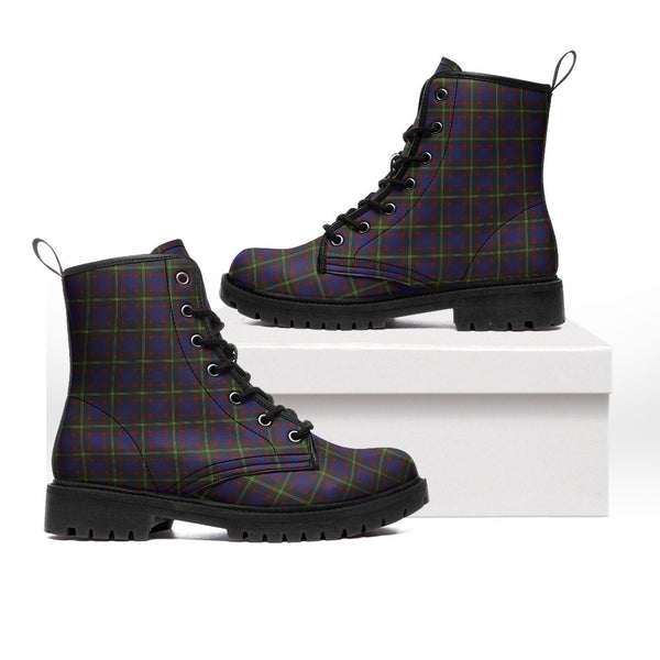 Durie Clan Badge Tartan Leather Boots