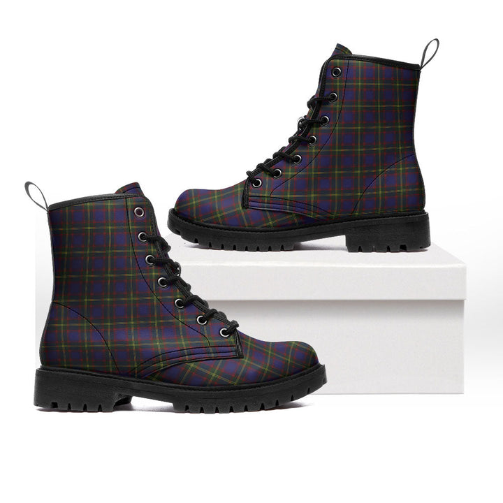 Durie Clan Badge Tartan Leather Boots