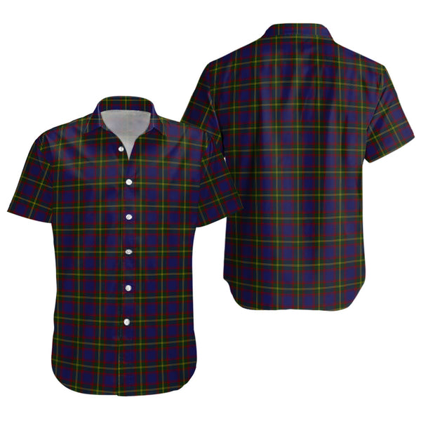 Durie Clan Badge Tartan Short Sleeve Shirt