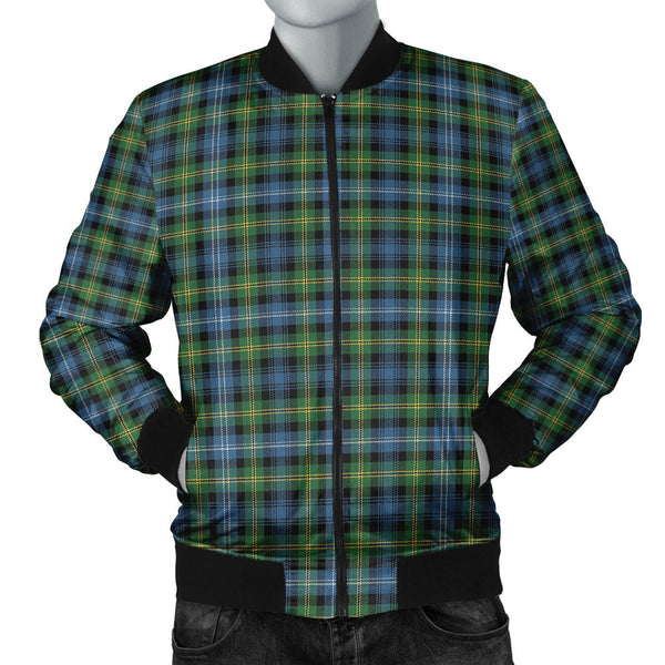 Dyce Ancient Clan Badge Tartan Bomber Jacket