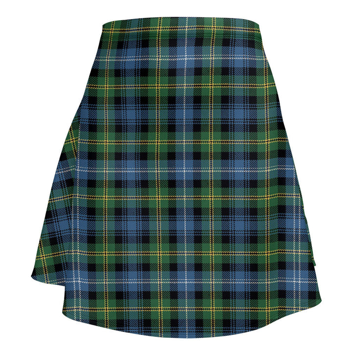 Dyce Ancient Clan Badge Tartan Flared Skirt