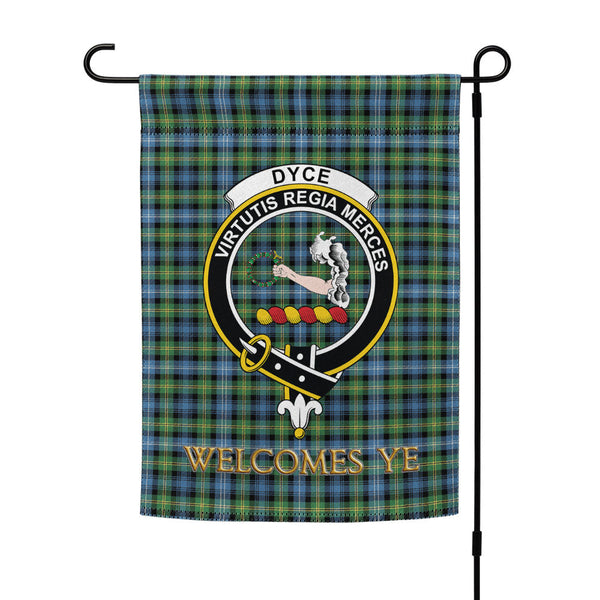 Dyce Ancient Clan Badge Tartan Garden Flag