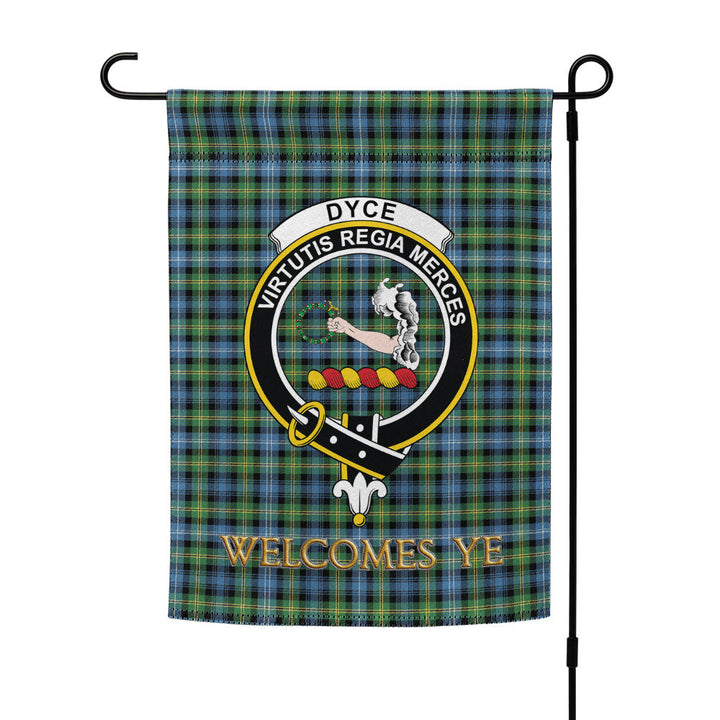 Dyce Ancient Clan Badge Tartan Garden Flag