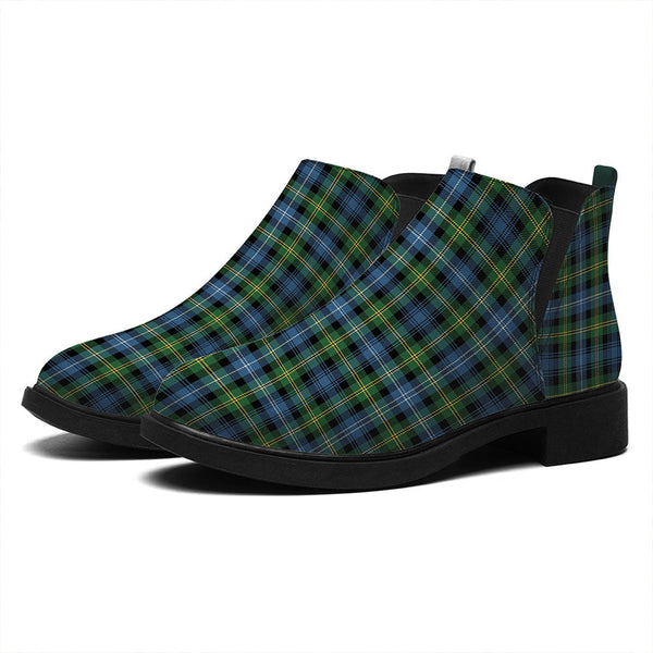 Dyce Ancient Tartan Flat Ankle Boots