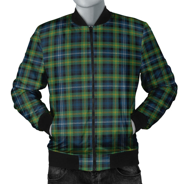 Dyce Modern Clan Badge Tartan Bomber Jacket