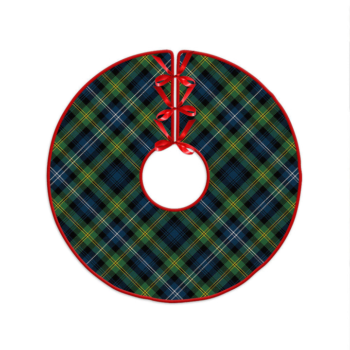 Dyce Modern Clan Badge Tartan Christmas Tree Skirt