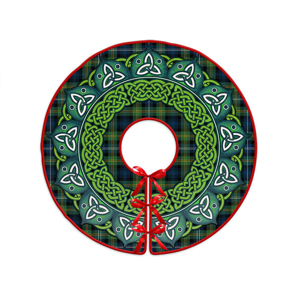 Dyce Modern Clan Badge Tartan Christmas Tree Skirt Heritage Holiday Decor