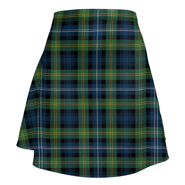 Dyce Modern Clan Badge Tartan Flared Skirt