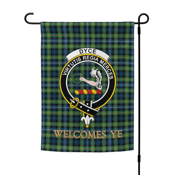 Dyce Modern Clan Badge Tartan Garden Flag